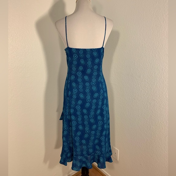 NWT Daisy Fuentes Blue Spaghetti Strap Dress - Size 16 - Picture 5 of 5